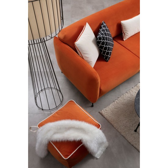 Corner Sofa-Bed Sevilla Corner Right (L3+Chl) Orange Corner Sofa-Bed Sevilla Corner Right (L3+Chl) Orange