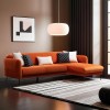 Corner Sofa-Bed Sevilla Corner Right (L3+Chl) Orange