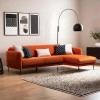 Corner Sofa-Bed Sevilla Corner Right (L3+Chl) Orange