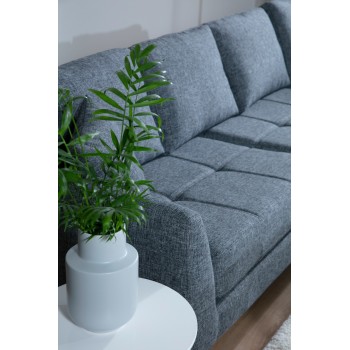Corner Sofa Tempo Corner Right (L3+3) Dark Grey
