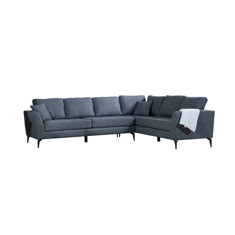 Corner Sofa Tempo Corner Right (L3+3) Dark Grey