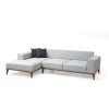 Corner Sofa-Bed Montana Corner Left (Chl+3R) Light Grey