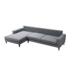 Corner Sofa-Bed Nordic Corner Left (Chl+3R) Dark Grey