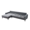 Corner Sofa-Bed Nordic Corner Left (Chl+3R) Dark Grey