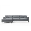 Corner Sofa-Bed Nordic Corner Left (Chl+3R) Dark Grey