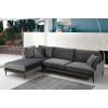 Corner Sofa Papira Corner Left (Chl+3R) - Anthracite Anthracite