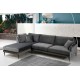 Corner Sofa Papira Corner Left (Chl+3R) - Anthracite Anthracite Corner Sofa Papira Corner Left (Chl+3R) - Anthracite Anthracite