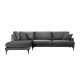 Corner Sofa Papira Corner Left (Chl+3R) - Anthracite Anthracite Corner Sofa Papira Corner Left (Chl+3R) - Anthracite Anthracite