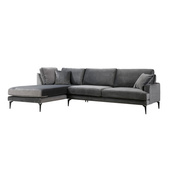 Corner Sofa Papira Corner Left (Chl+3R) - Anthracite Anthracite Corner Sofa Papira Corner Left (Chl+3R) - Anthracite Anthracite