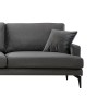 Corner Sofa Papira Corner Left (Chl+3R) - Anthracite Anthracite