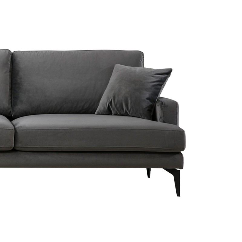 Corner Sofa Papira Corner Left (Chl+3R) - Anthracite Anthracite