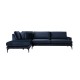 Γωνιακός Καναπές Papira Αριστερή Γωνία (Chl+3R) 283x90x88εκ - Navy Blue Γωνιακός Καναπές Papira Αριστερή Γωνία (Chl+3R) 283x90x88εκ - Navy Blue