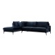 Γωνιακός Καναπές Papira Αριστερή Γωνία (Chl+3R) 283x90x88εκ - Navy Blue Γωνιακός Καναπές Papira Αριστερή Γωνία (Chl+3R) 283x90x88εκ - Navy Blue