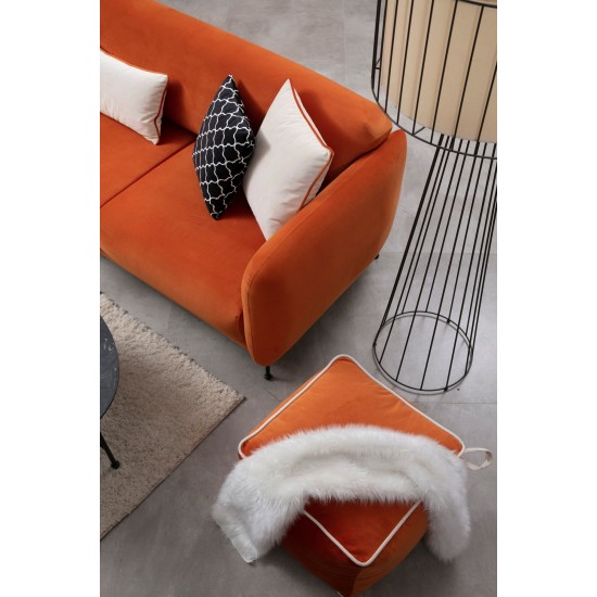 Corner Sofa-Bed Sevilla Corner Left (Chl+3R) Orange Corner Sofa-Bed Sevilla Corner Left (Chl+3R) Orange