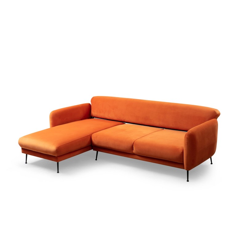 Corner Sofa-Bed Sevilla Corner Left (Chl+3R) Orange