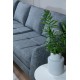Corner Sofa Tempo Corner Left (3+3R) Dark Grey