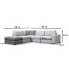 Corner Sofa Loop 1 Grey
Light Grey