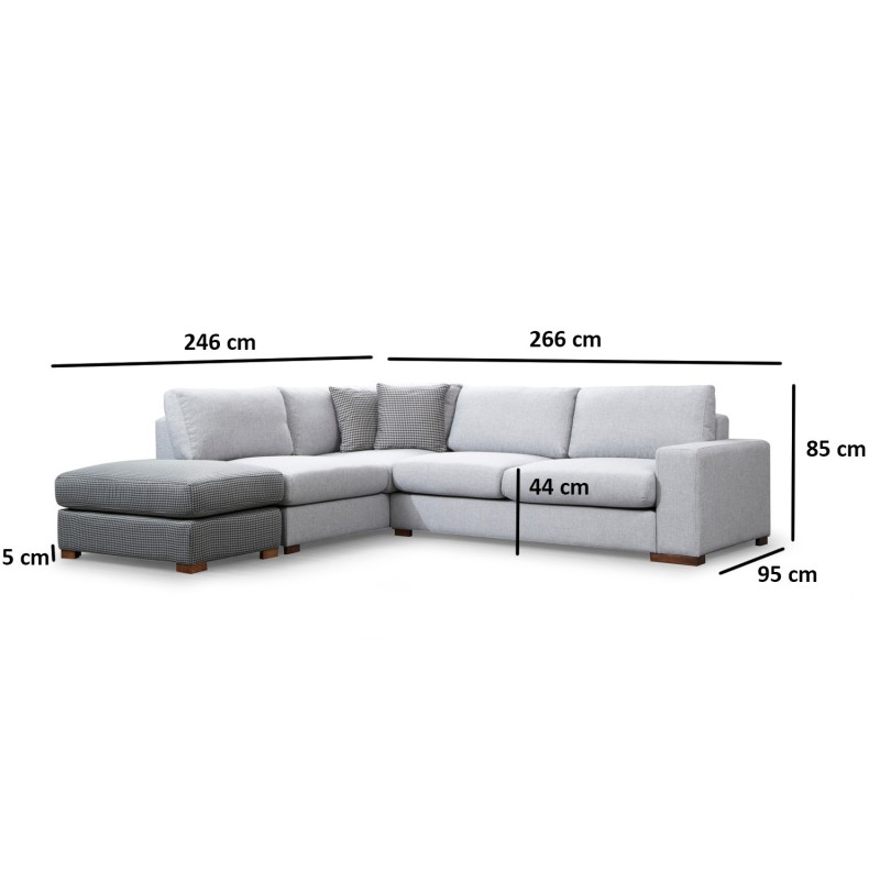 Corner Sofa Loop 1 Grey
Light Grey