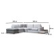 Corner Sofa Loop 3 Grey
Light Grey