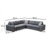 Corner Sofa Loop 7 Anthracite