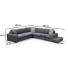Corner Sofa Loop 5 Anthracite