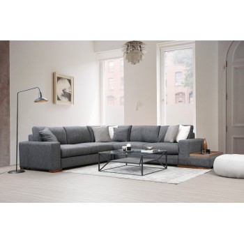 Corner Sofa Loop 5 Anthracite