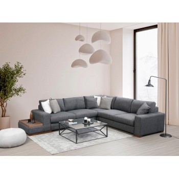 Corner Sofa Loop 6 Anthracite