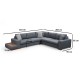 Corner Sofa Loop 6 Anthracite Corner Sofa Loop 6 Anthracite