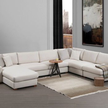 Corner Sofa Loop 10 White