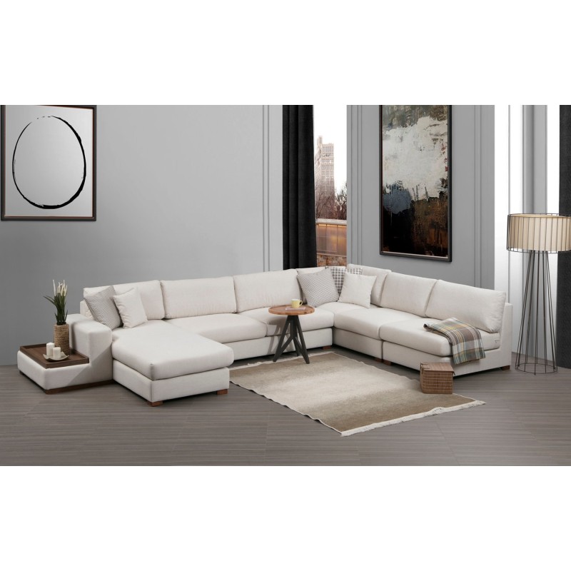 Corner Sofa Loop 10 White