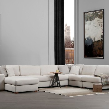 Corner Sofa Loop 10 White