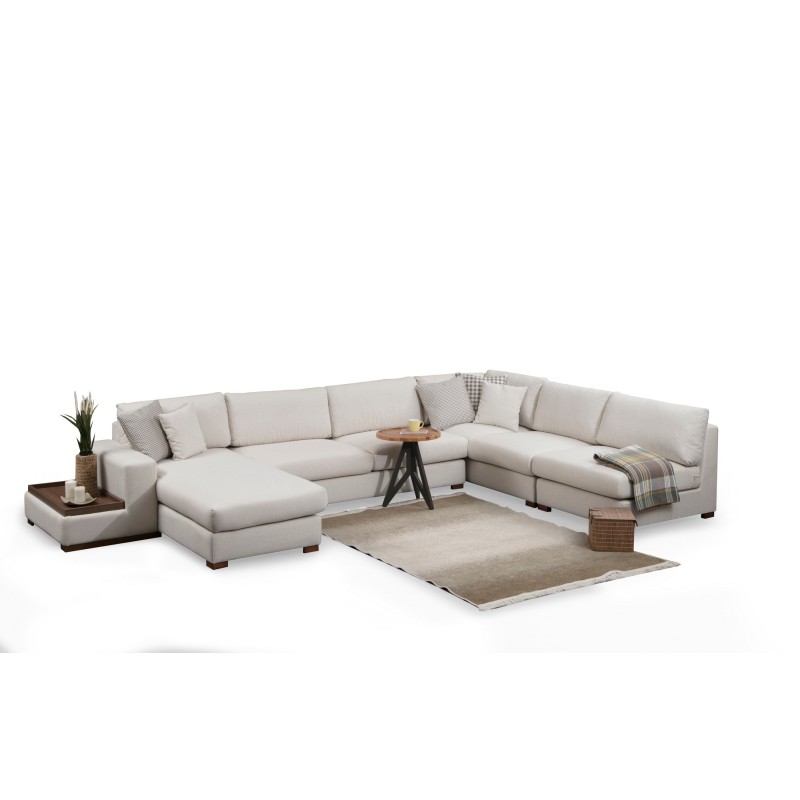Corner Sofa Loop 10 White