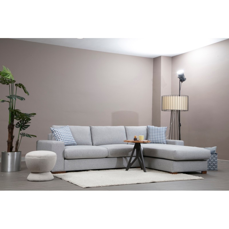 Corner Sofa Loop 12 Light Grey