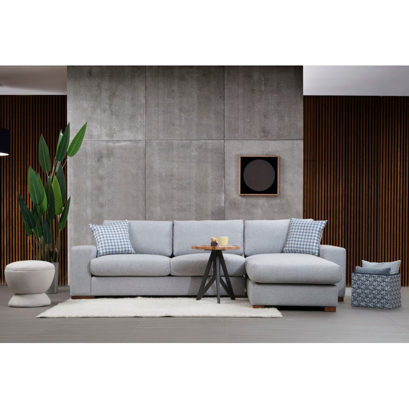 Corner Sofa Loop 12 Light Grey