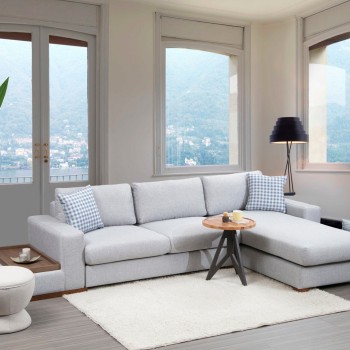 Corner Sofa Loop 15 Light Grey