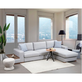 Corner Sofa Loop 15 Light Grey