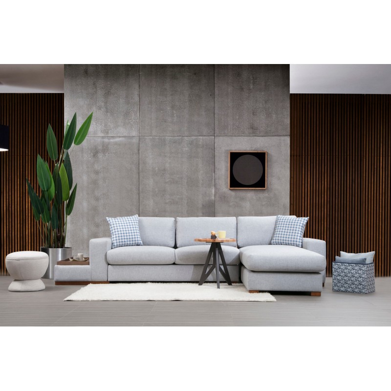 Corner Sofa Loop 15 Light Grey