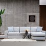 Corner Sofa Loop 15 Light Grey
