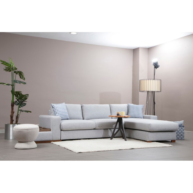 Corner Sofa Loop 15 Light Grey