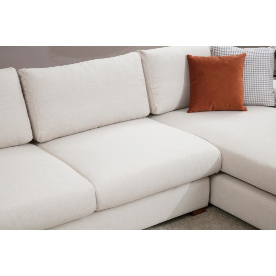 Corner Sofa Loop 16 White