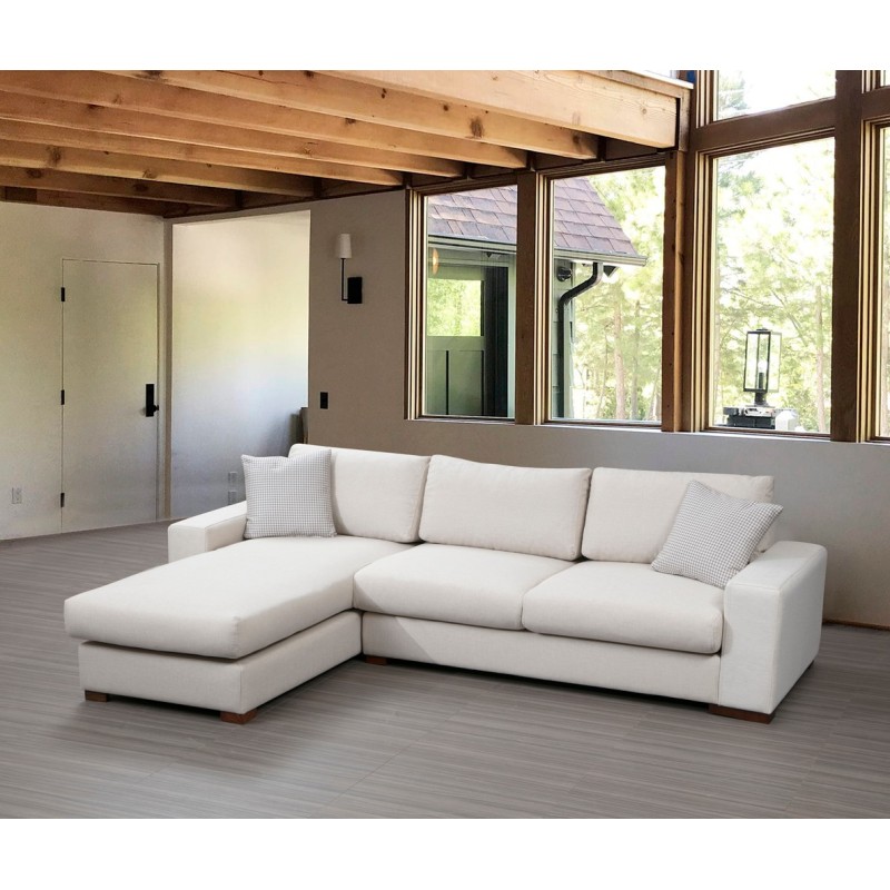 Corner Sofa Loop 17 White