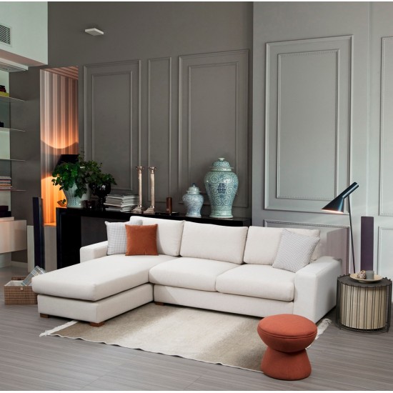 Corner Sofa Loop 17 White
