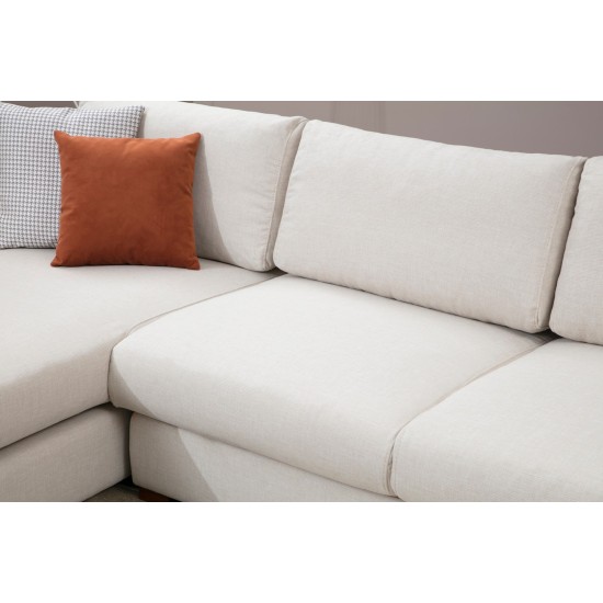 Corner Sofa Loop 18 White Corner Sofa Loop 18 White