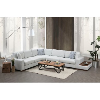 Corner Sofa Loop 21 White