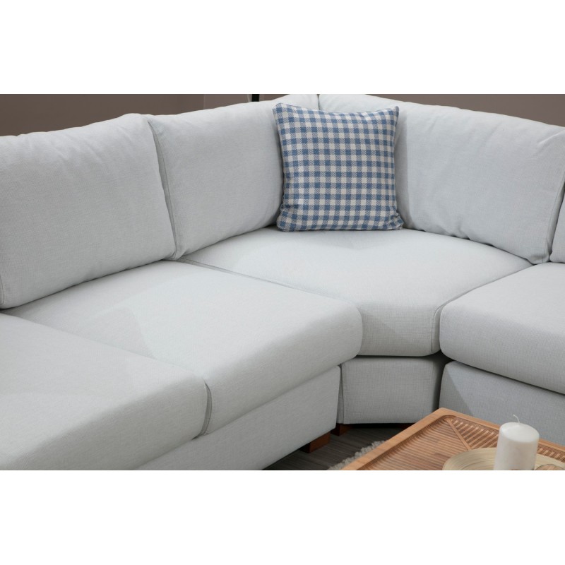 Corner Sofa Loop 21 White