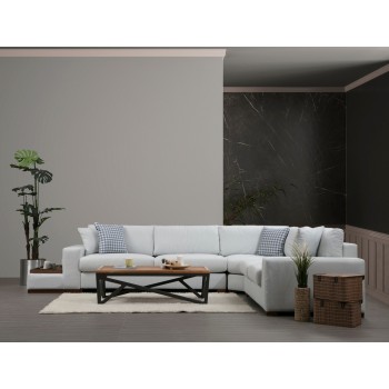 Corner Sofa Loop 23 White