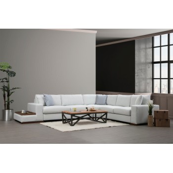 Corner Sofa Loop 23 White