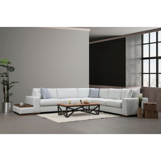 Corner Sofa Loop 23 White Corner Sofa Loop 23 White