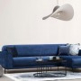 Corner Sofa-Bed Image Corner Right ( L3-Chl ) - Navy Blue Navy Blue