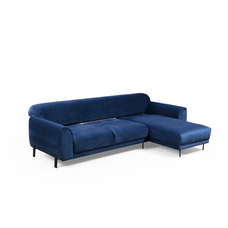 Corner Sofa-Bed Image Corner Right ( L3-Chl ) - Navy Blue Navy Blue
